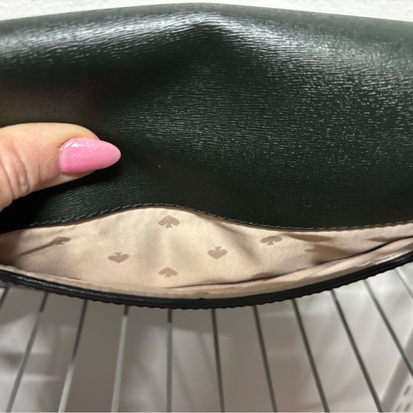 Kate Spade Dark Green Neve Convertible Flap Crossbody Bag - Picture 3 of 9